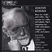 Kodaly: Works for Cello / Lavotha, Aberg, Sparf