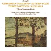 Respighi: Gregorian Concerto, etc / Lenard, Simicisko, et al