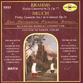 Brahms, Bruch: Violin Concertos / Busukov, Rahbari, Brussels