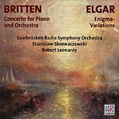 Britten:Piano Concerto/Elgar:Enigma Variations:Robert Leonardy(p)/Stanislaw Skrowaczewski(cond)/Saarbrucken RSO