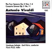 Vivaldi :Four Seasons op.8:Emil Klein(cond)/Hamburg Soloists/Florin Paul(vn)