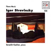 Stravinsky: Piano Music / Benedikt Koehlen