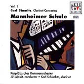 Mannheimer Schule Vol 1 - Carl Stamitz / Schlechta, Malat