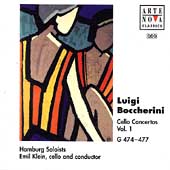 Boccherini: Cello Concertos Vol 1 / Klein, Hamburg Soloists