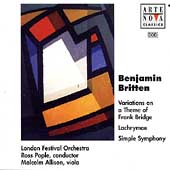 Britten:Variations on a Theme of Frank Bridge/Lachrymae op.48/etc:Ross Pople(cond)/London Festival Orchestra/etc