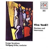 Viva Verdi! - Overtures & Intermezzos / Groehs, Europa SO
