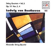 Beethoven: String Quartets Vol 3 / Alexander Quartet