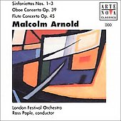 M.Arnold:Sinfoniettas No.1-No.3/Oboe Concerto Op.39/etc(1996):Ross Pople(cond)/London Festival Orchestra