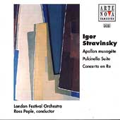 Stravinsky: Apollon Musagete, Pulcinella Suite, etc / Pople