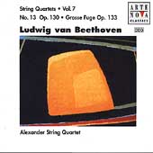 Beethoven: String Quartets Vol 7 / Alexander Quartet