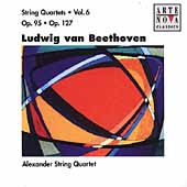 Beethoven, Ludwig van: String Quartets Vol. 6, Op 95, Op 127 / Alexander String Quartet