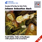 J.S.Bach: Sonatas & Partitas for Solo Violin BWV.1001-BWV.1006 (1998):Rudolf Gaehler(vn)