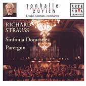 R.Strauss:Sinfonia Domestica/Parergon:David Zinman(cond)/Zurich Tonhalle Orchestra/Roland Pontinen(p)