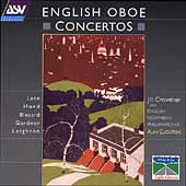 English Oboe Concertos / Jill Crowther, Alan Cuckston, et al