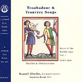 Music of the Middle Ages Vol 1 - Troubadour & Trouvere Songs
