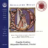 Dufay: Missa "Se la face ay pale", Chansons, etc / Planchart