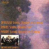 Debussy, Ravel, Faure String Quartets / Pro Arte Quartet