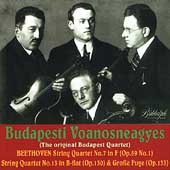 Beethoven: Quartets no 7 & 13, Grosse Fuge /Budapest Quartet