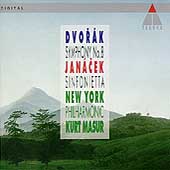 Dvorak: Symphony no 8;  Janacek: Sinfonietta / Kurt Masur