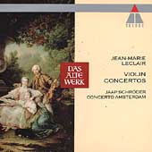 Leclair: Violin Concertos etc / Schroeder, Brueggen et al