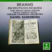 Brahms: Ein Deutsches Requiem / Barenboim, Chicago SO