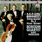 Brahms: String Quartet no 2, Piano Quintet / Borodin Quartet