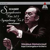 Schubert: Symphonies 3, 5 & 7 / Harnoncourt, Concertgebouw