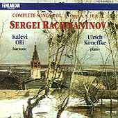 Rachmaninov: Complete Songs Vol 1 / Olli, Koneffke