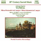 The 18th Century Sacred Music -Vanhal: Missa Pastoralis, etc