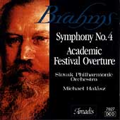 Brahms: Symphony no 4, etc / Halasz, Slovak PO