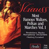 Strauss: Most Famous Waltzes, Polkas and Marches Vol 1