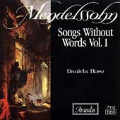 Mendelssohn: Songs Without Words Vol 1 / Daniela Ruso