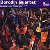 Shostakovich: Quartet no 8;  Beethoven / Borodin Quartet