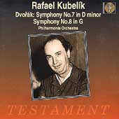 Dvorak: Symphonies no 7 and 8 / Rafael Kubelik, Philharmonia