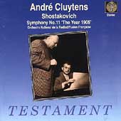 Shostakovich: Symphony no 11 / Andre Cluytens, ORTF