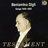 べニアミーノ・ジーリ 歌唱集 1949-1952(全20曲)～サンタ・ルチア他