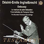 Debussy: Martyr of St. Sebastian, etc / Inghelbrecht, et al