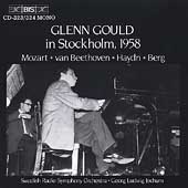 Glenn Gould Live in Stockholm 1958 / Georg Jochum
