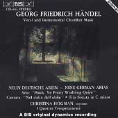 Handel: Nine German Arias / Hoegman, Pehrsson