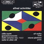 Schnittke: Music for Violin and Piano / U Wallin, R Poentinen