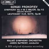 Prokofiev: Symphony no 4, Lieutenant Kije Suite / DePreist
