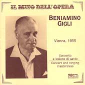 Beniamino Gigli - Vienna Concert and A Singing Masterclass