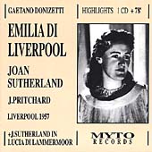 Donizetti: Emilia di Liverpool highlights / Sutherland