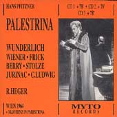 Pfitzner: Palestrina / Heger, Wunderlich, Wiener, Frick