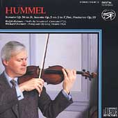 Hummel: Sonatas for Violin & Piano / Holmes, Burnett