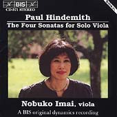 Hindemith: The Four Sonatas for Solo Viola / Nobuko Imai