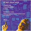 Blacher: Symphony, Violin Concerto, Poem / Blacher, Athinaos