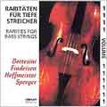 Rarities for Bass Strings Vol 1 - Bottesini, et al / Dzwiza