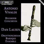 Vivaldi: Recorder Concertos / Laurin, Drottningholm Baroque