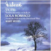 Viotti: Violin Concertos 22 & 23 / Lola Bobesco, Kurt Redel